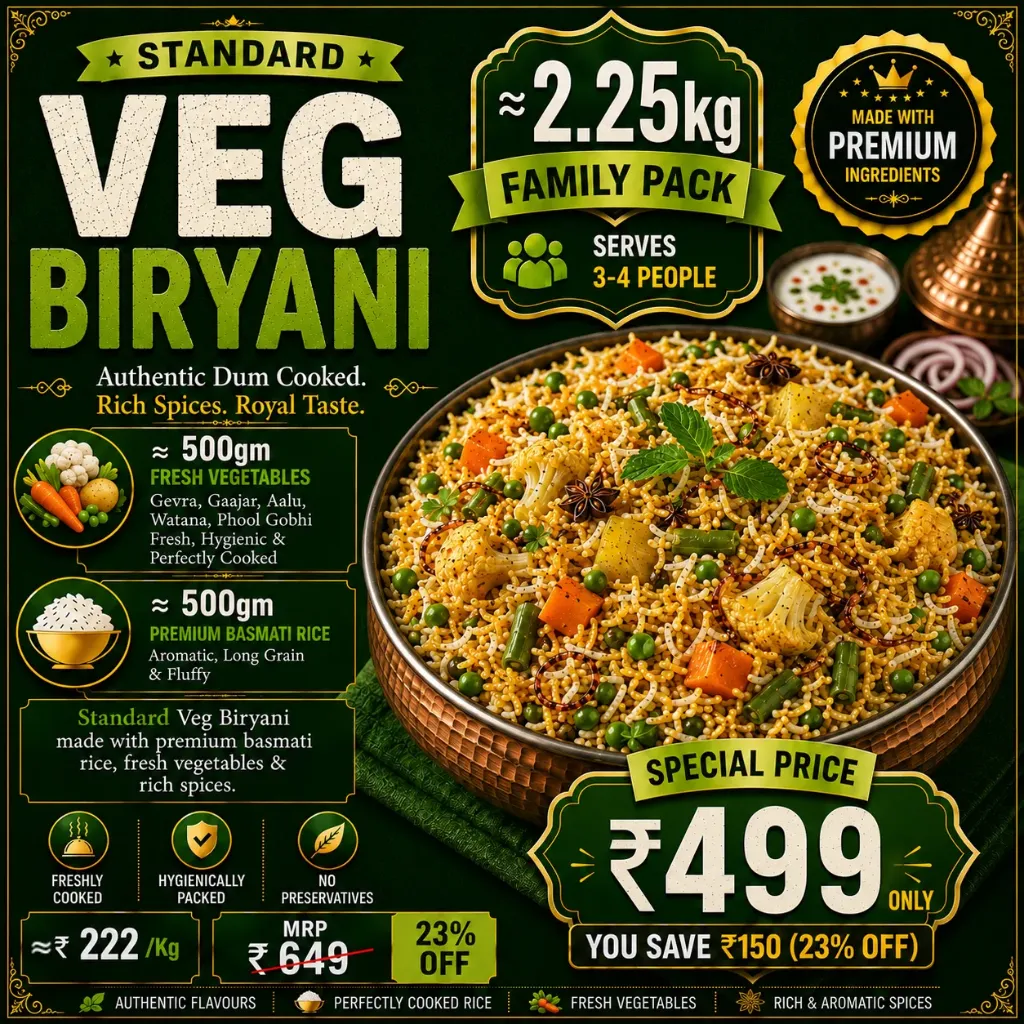 Veg Biryani (Standard)